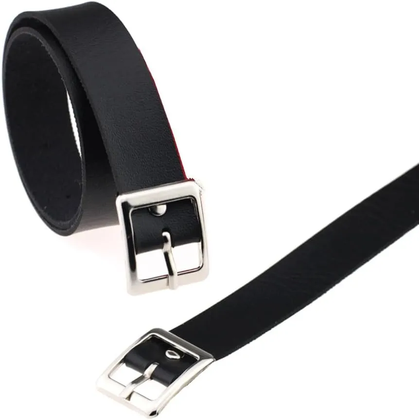 Outman Pack of 3Pcs Leather Punk Goth Choker Necklaces Collar Necklaces Collarbone Chain for Women
