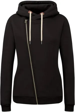 Oversized Zip Up Hoodie Women Fleece Drawstring Hooded Sweatshirt Y2k Full Zip Hoodies Comfy Sweat Shirt with Pockets