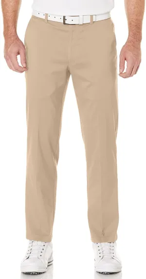 PGA TOUR Men's Flat Front Active Waistband Golf Pant with a Classic Fit, Moisture-Wicking and Sun Protection (Sizes 30-54)
