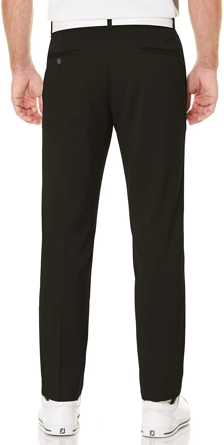 PGA TOUR Men's Flat Front Active Waistband Golf Pant with a Classic Fit, Moisture-Wicking and Sun Protection (Sizes 30-54)