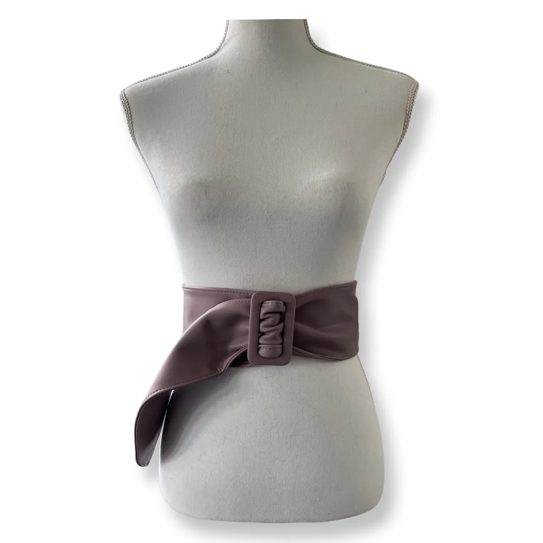 pleather belt