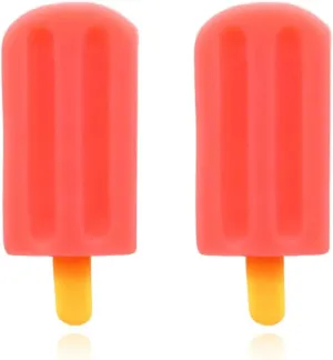 Popsicle Earrings for Women, Cute Food Ice Cream Earrings, Colorful Popsicle Post Earrings Hypoallergenic, Rainbow Ice Cream Earrings Studs, Ice Cream Jewelry -s Funny Earrings