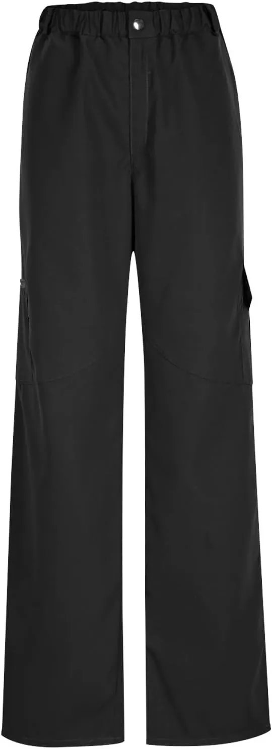 Quick Dry Cargo Pants for Women Lightweight Tactical Hiking Pants with Pockets Elastic Waist Tactical Trouser Bottoms