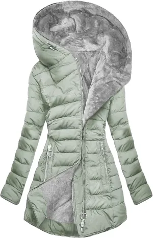 Rain Jacket Women Waterproof Lightweight Rain Coat Outdoor Hooded Long Windbreaker Fleece Lined Fall Trench Coats