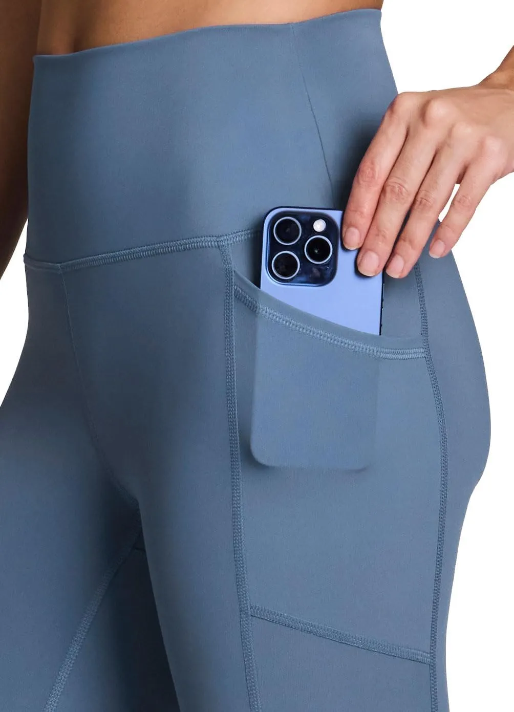 RBX Active High Waisted Squat Proof Ankle Length Leggings for Women, 7/8 Yoga Leggings with Pockets