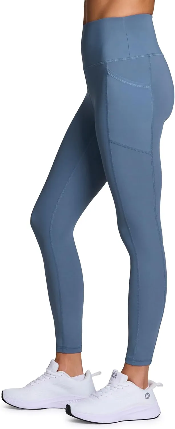 RBX Active High Waisted Squat Proof Ankle Length Leggings for Women, 7/8 Yoga Leggings with Pockets