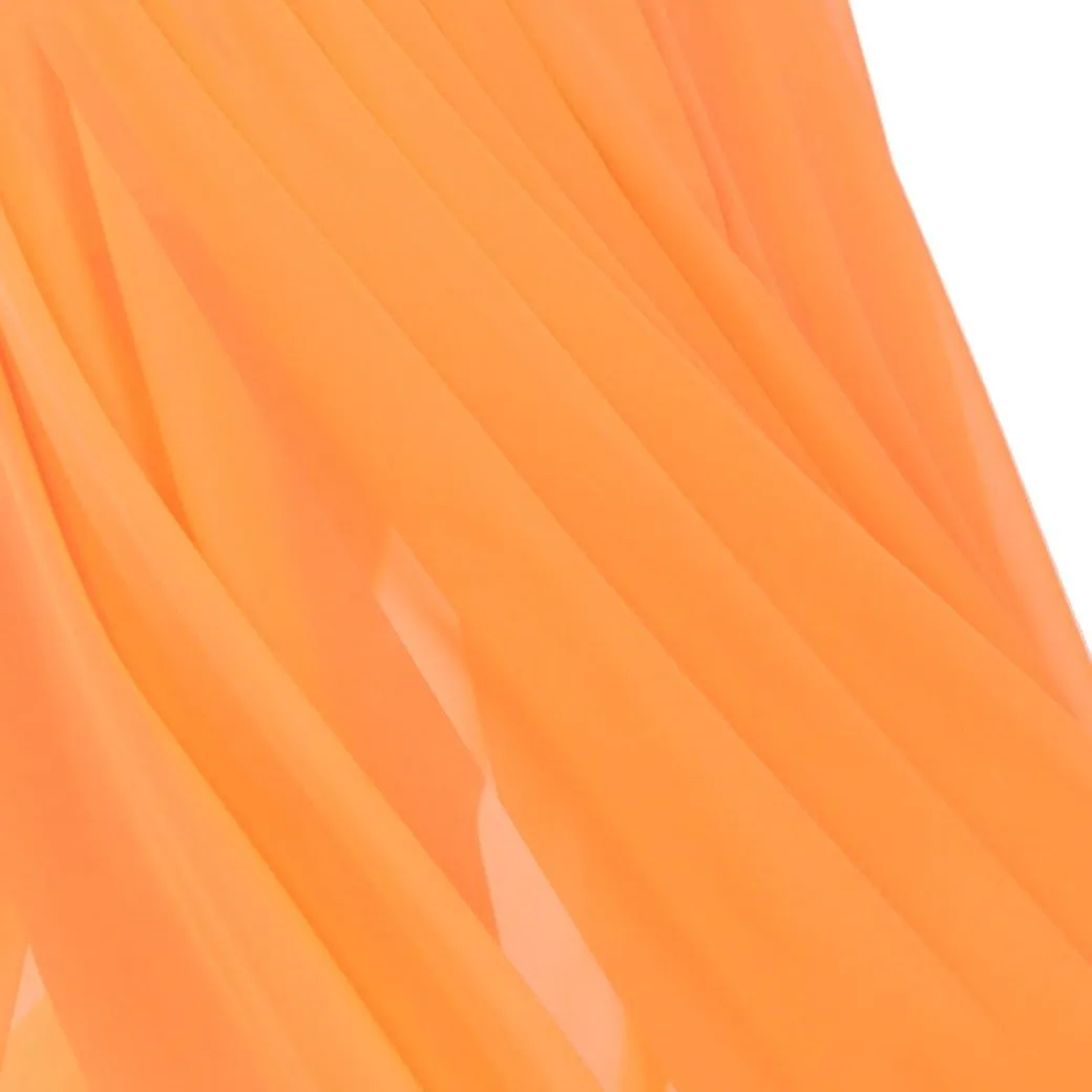 ROYAL SMEELA Chiffon Belly Dance Skirt for Women Belly Dancing Costume Outfit Tribal Maxi Full Skirts Solid Color Skirt Voile