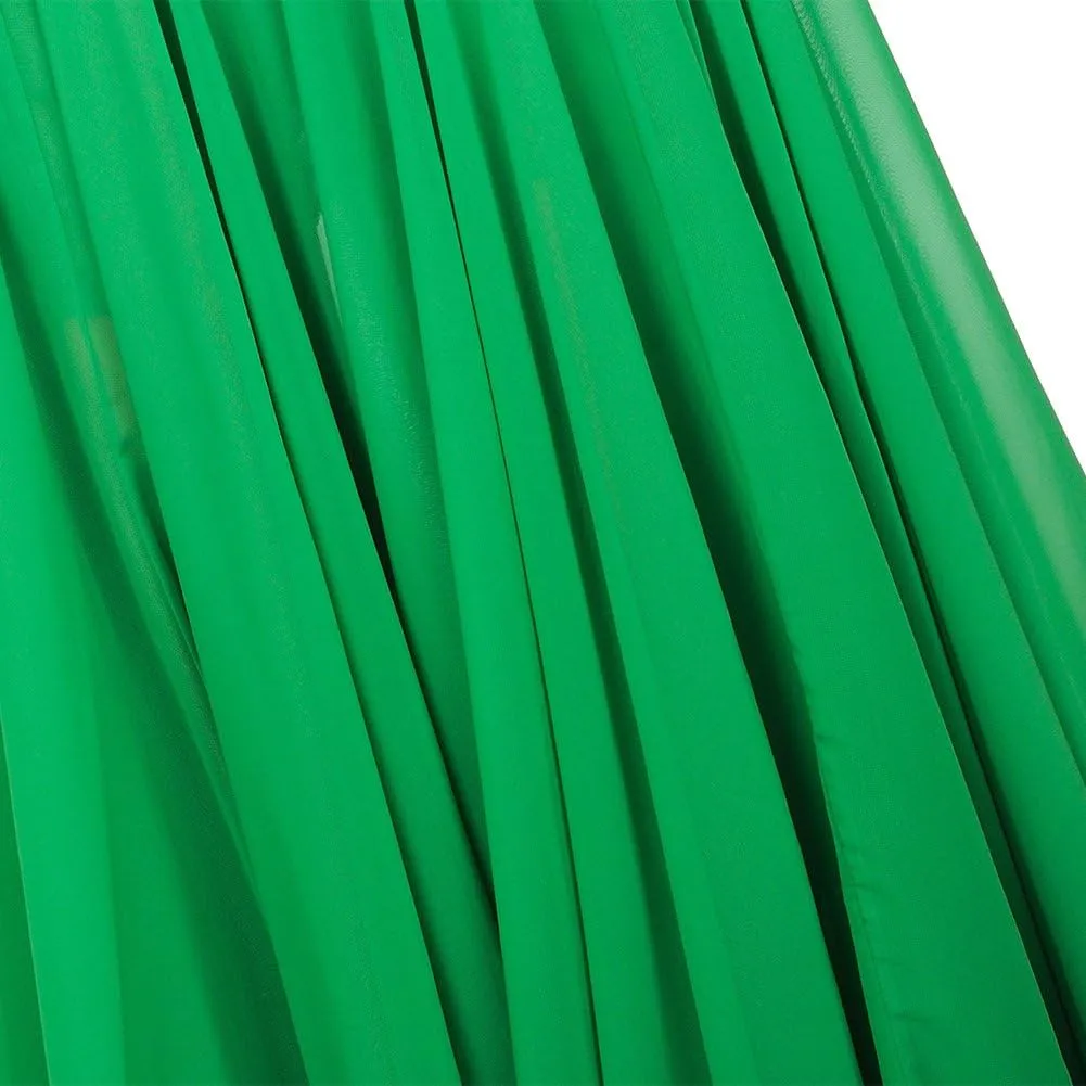 ROYAL SMEELA Chiffon Belly Dance Skirt for Women Belly Dancing Costume Outfit Tribal Maxi Full Skirts Solid Color Skirt Voile