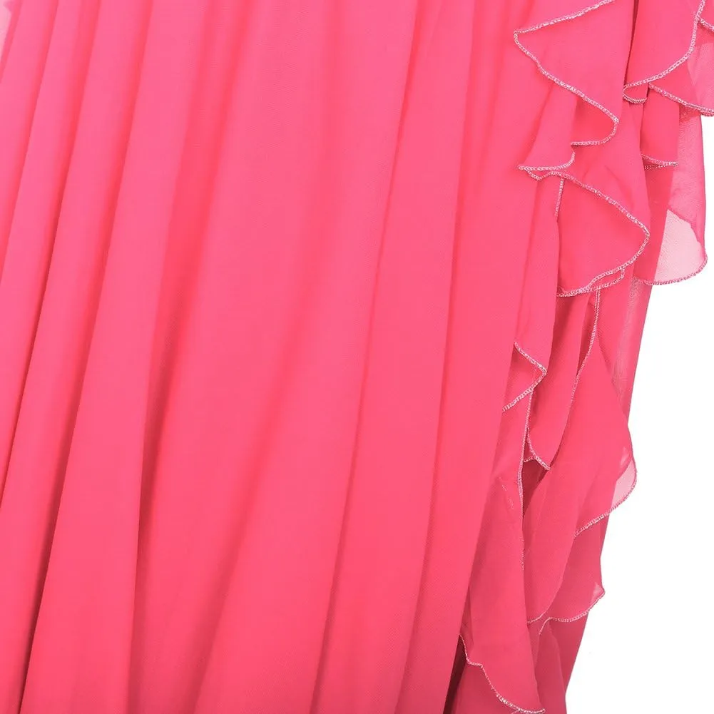 ROYAL SMEELA Chiffon Belly Dance Skirt Slit Bellydance Skirts Tribal Belly Dancer Costumes for Women Carnival Outfit