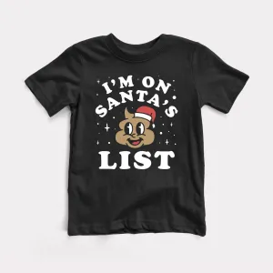 Santa's Shit List Youth Tee