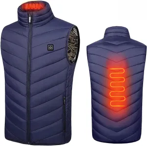 SEAOPEN Heated Vest for Men Women Plus Size Lightweight Heated Jackets Adjustable Electric Heating Vest with Pockets