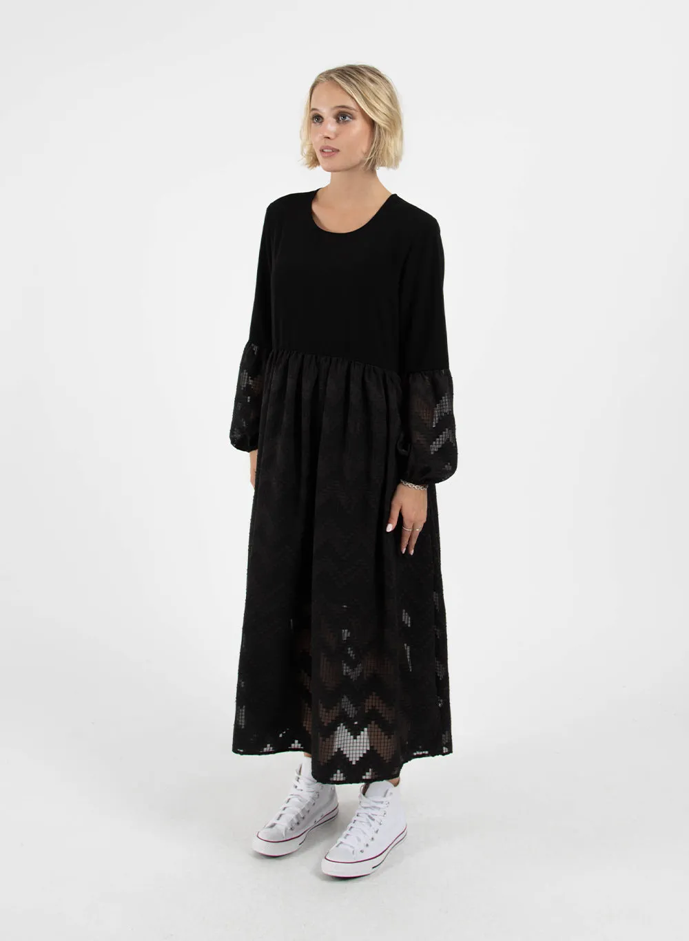 Sheer Tier Dress