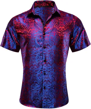 Short Sleeve Shirts for Men Casual Graphic Loose Fit Custom Shirt Summer Big and Tall Shirt Fashion Beach Holiday T-Shirt