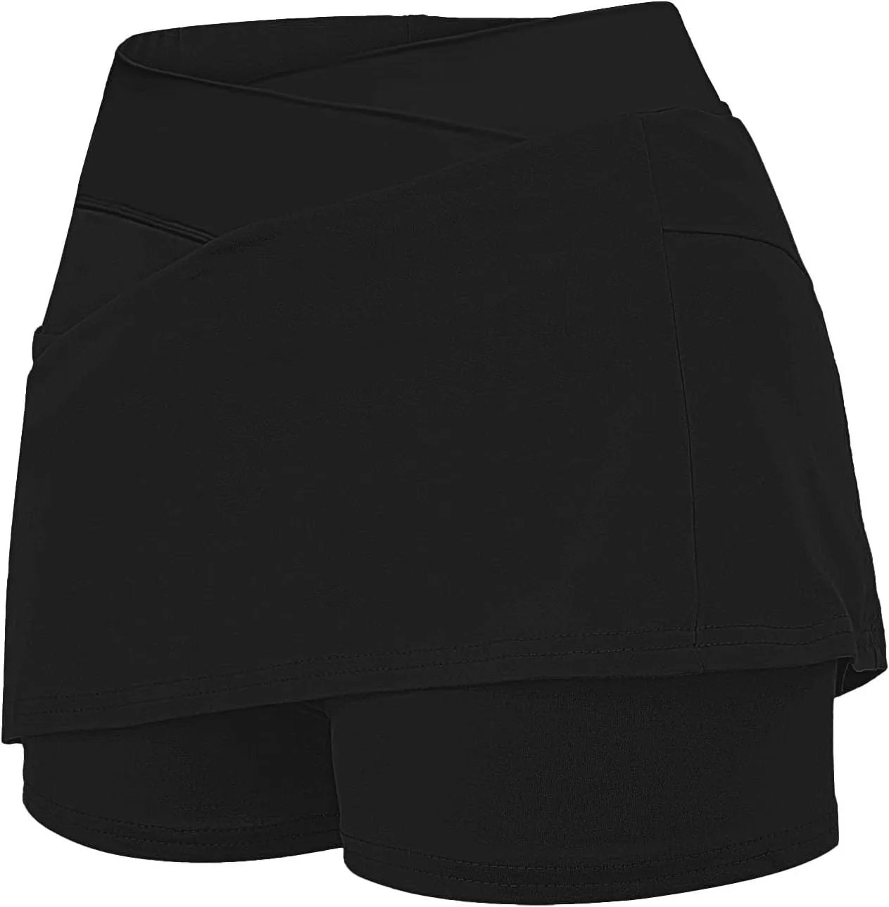 Skorts for Women with Pockets High Waist Tummy Control Womens Yoga Shorts Casual Athletic Tennis Mini Short Skirts