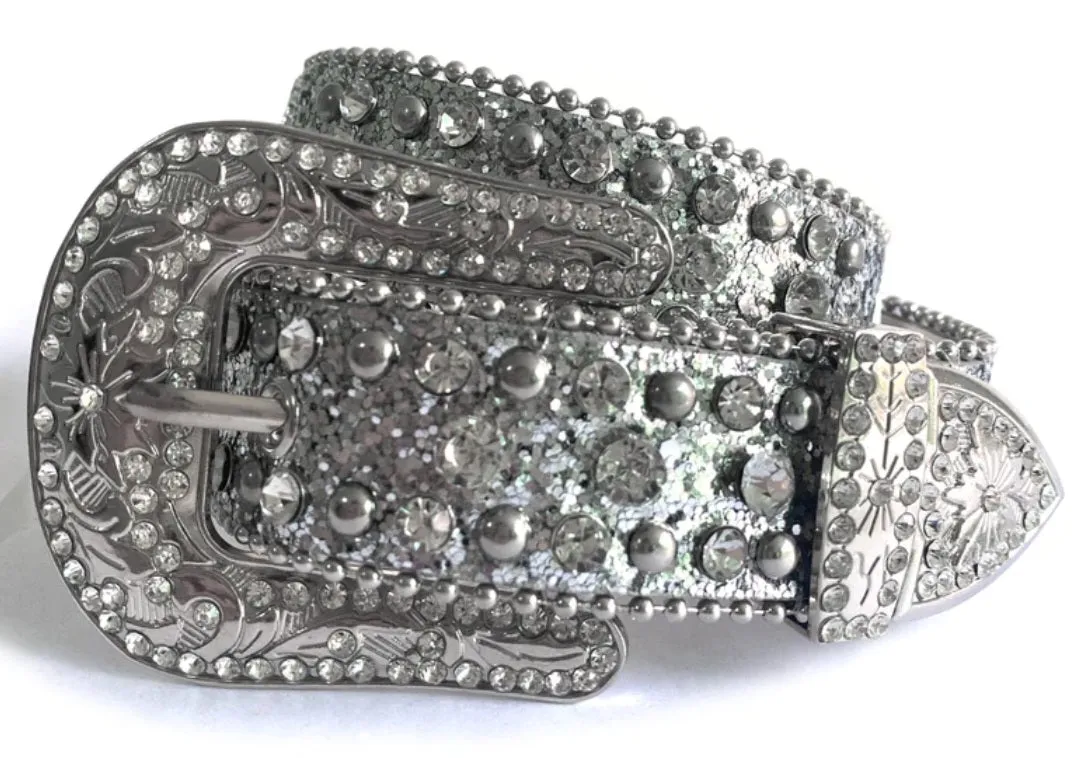 Sparkle rhinestone belt