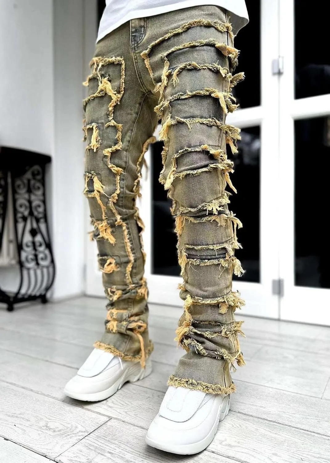 Stacked Jeans  Y2K  Emo 