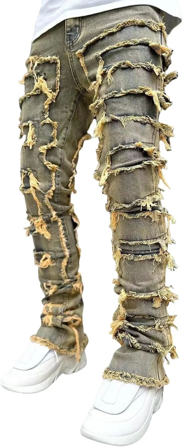 Stacked Jeans  Y2K  Emo 