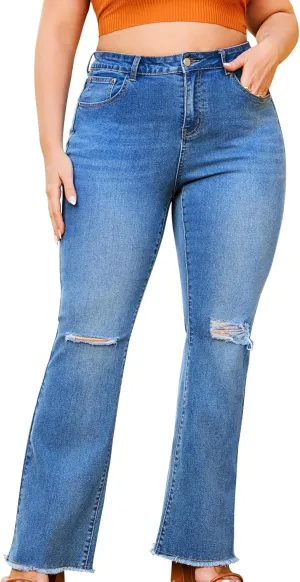 Stretchy Bootcut Jeans for Women High Waisted Jeans for Women with Pockets ??Standard??
