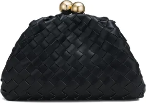 SWEETV Black Clutch Purses for Women