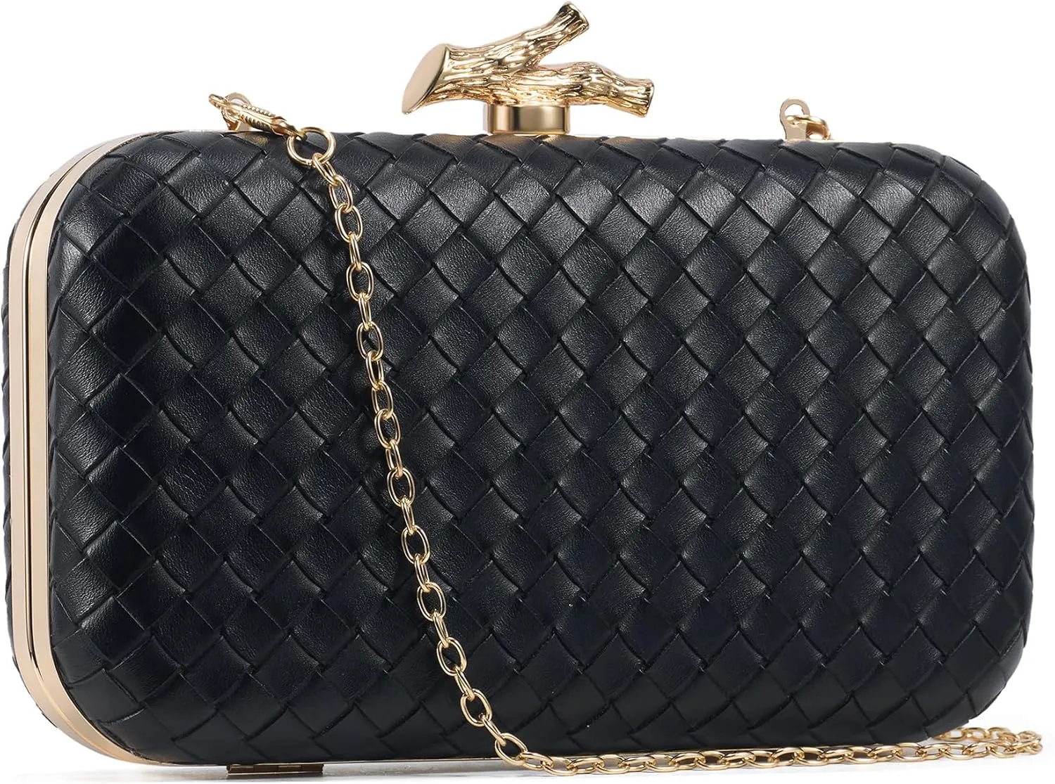 SWEETV CHUNLI Woven Clutch Purses & Evening Clutches