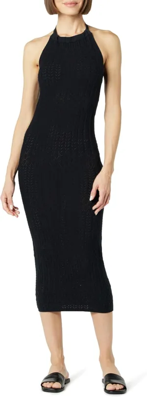 The Drop Women's Jayla Sleeveless Crochet Midi Dress