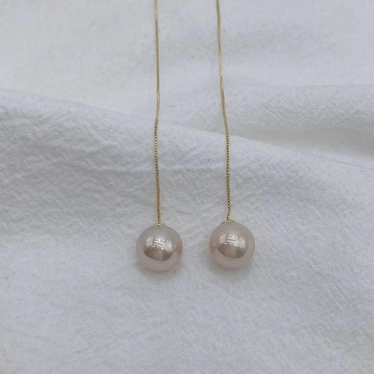 Threader Earrings Gold Chain Earrings for Women Long Tassel Earrings Pearl Threader Earrings Silver Dangle Earrings Jewelry Gifts