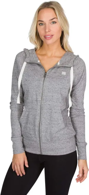 Three Sixty Six Dry Fit Sweatshirts for Women - Zip Up Hoodie Sweater Jacket with Dual Pockets