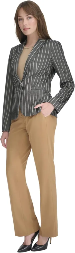 Tommy Hilfiger Women's Blazer  Business Jacket with Flattering Fit and Single-Button Closure