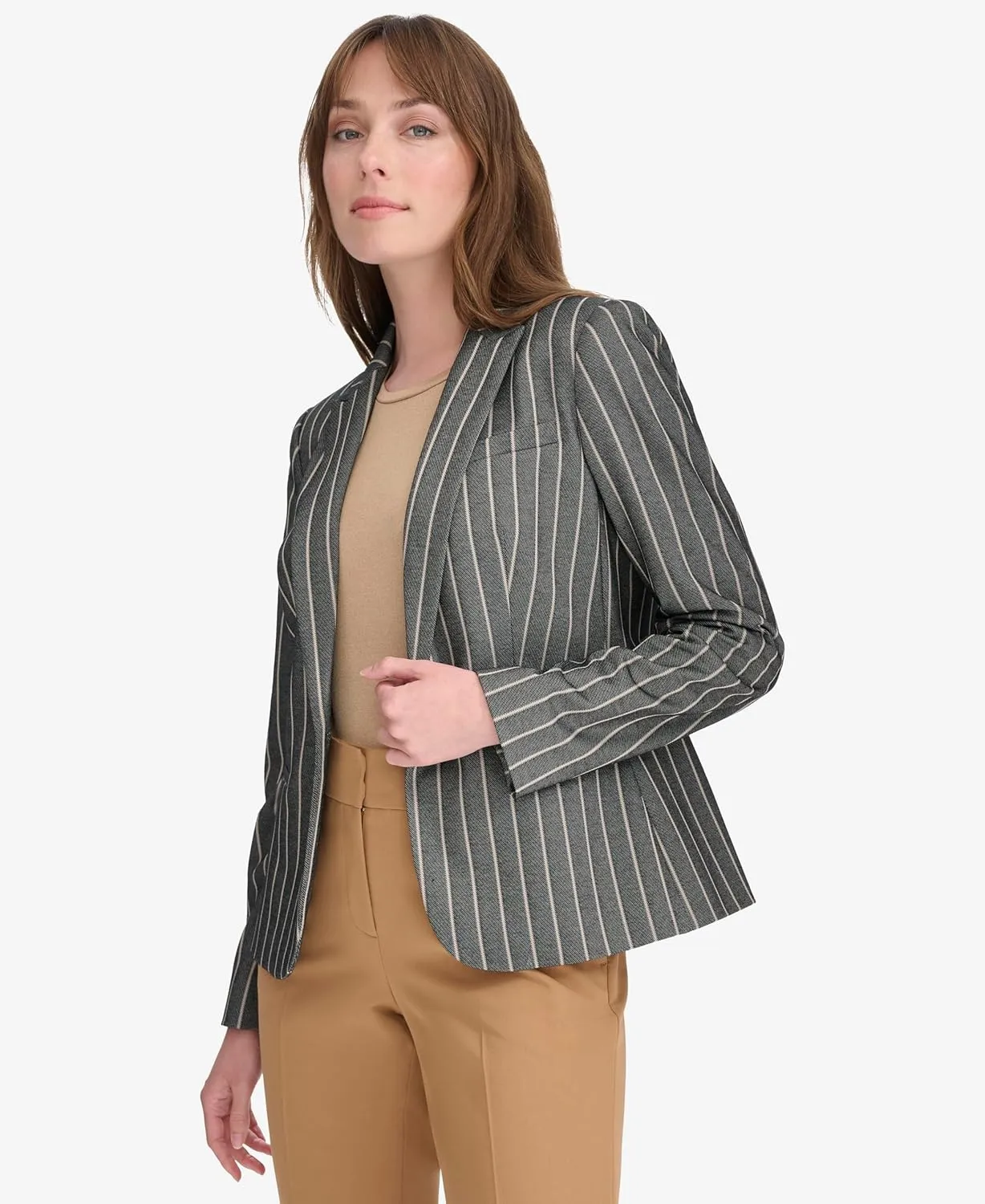Tommy Hilfiger Women's Blazer  Business Jacket with Flattering Fit and Single-Button Closure