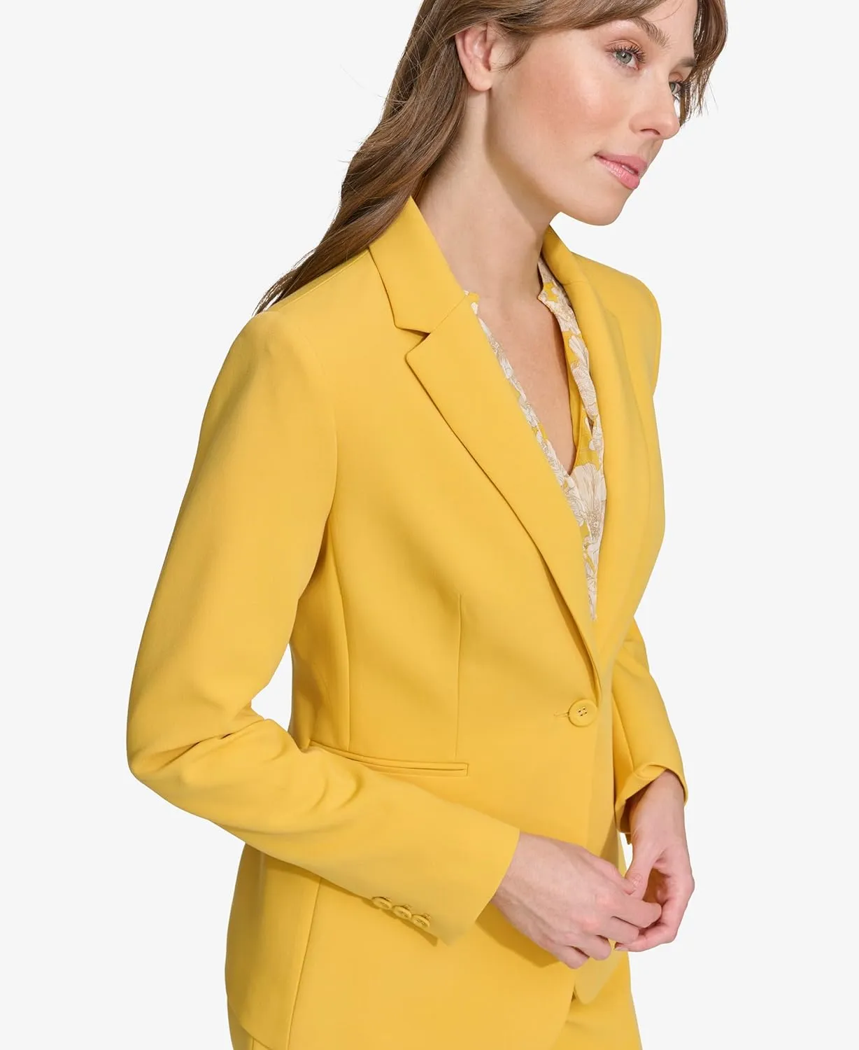 Tommy Hilfiger Women's Blazer  Business Jacket with Flattering Fit and Single-Button Closure