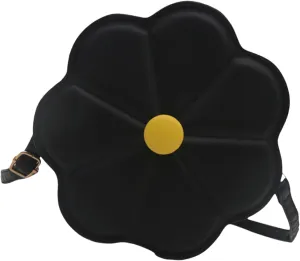 Trendy Flower Shaped Crossbody Bag for Women PU Leather Shoulder Purse Casual Satchel Fashion Accessory