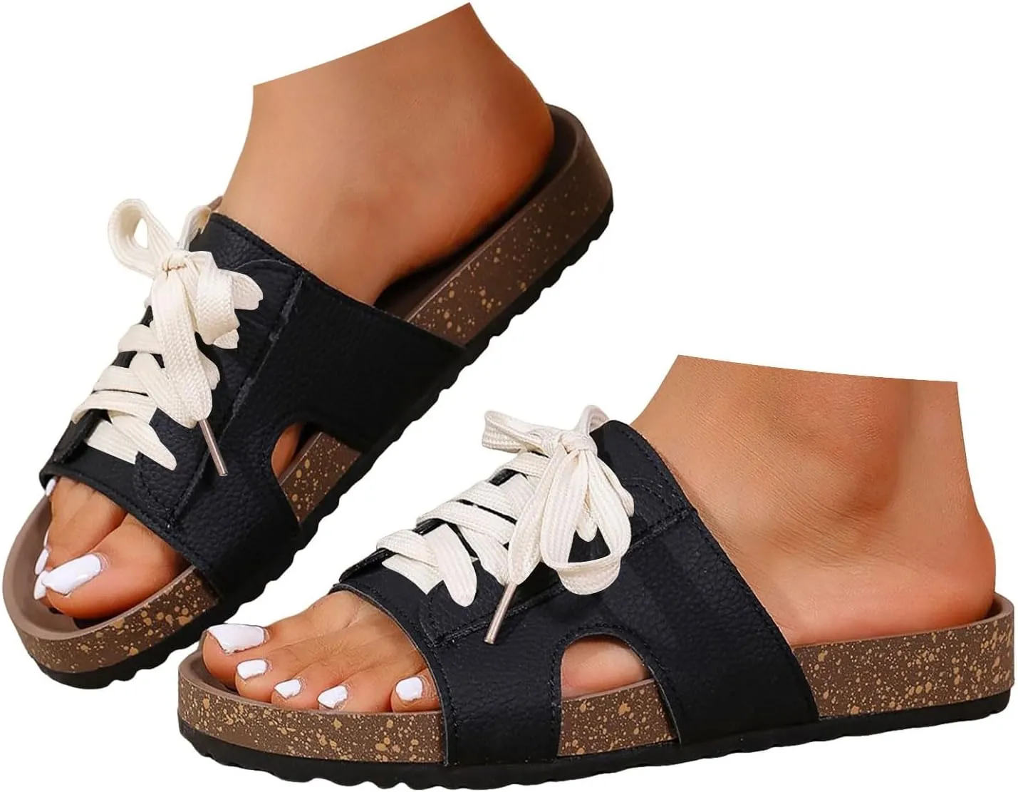 Wedge Sandals for Women Metal Decoration Slippers For Woman Wedge Heeled Slides For Womens Orthopedic Sandal