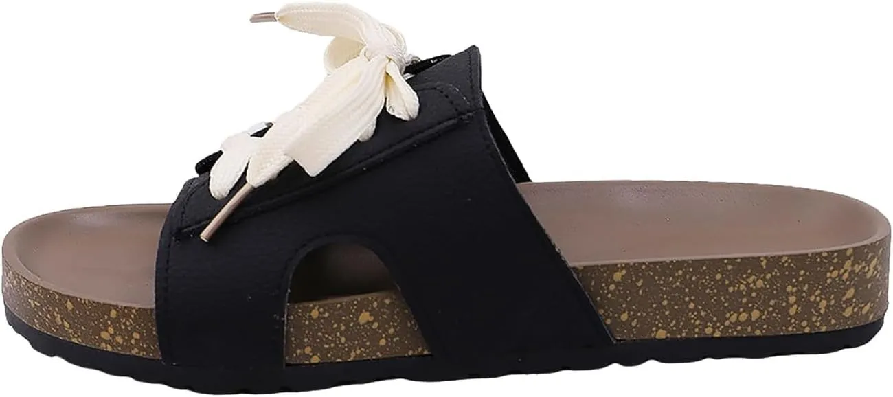 Wedge Sandals for Women Metal Decoration Slippers For Woman Wedge Heeled Slides For Womens Orthopedic Sandal