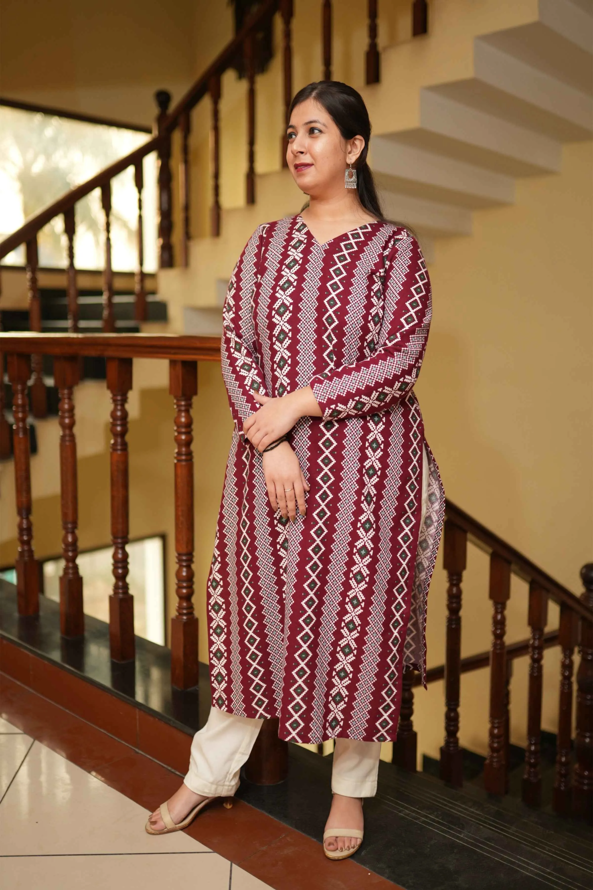 Winter Whispers Woollen Kurta