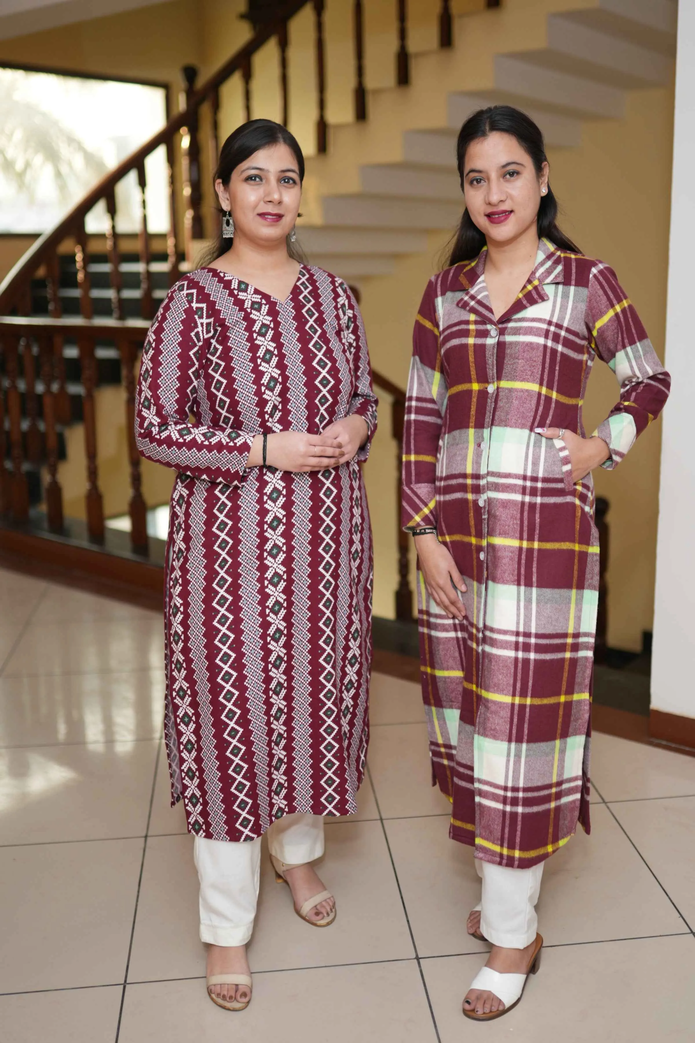 Winter Whispers Woollen Kurta