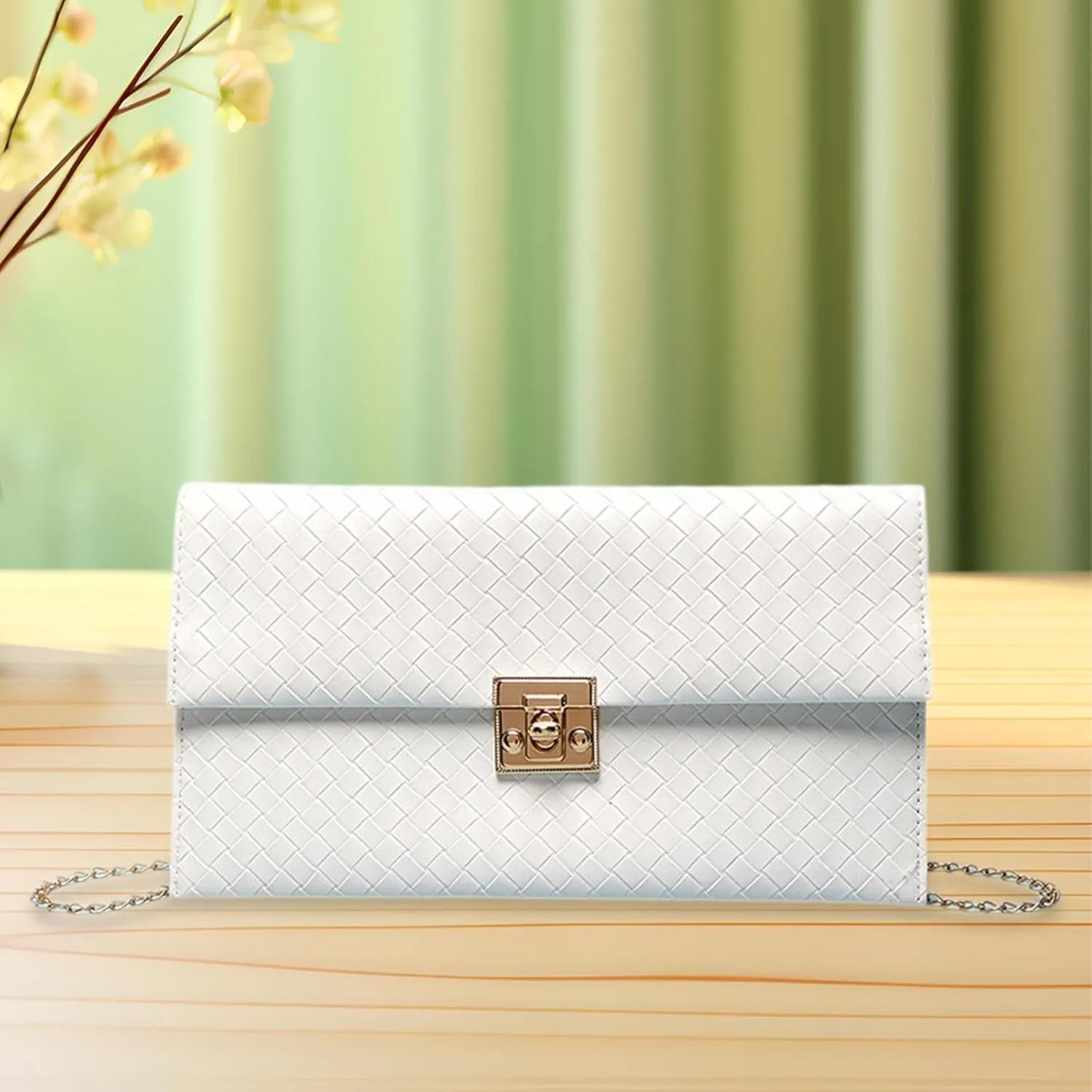 Women Clutch Purse Shoulder Chain Bag for Banquet Events Dating Party Prom