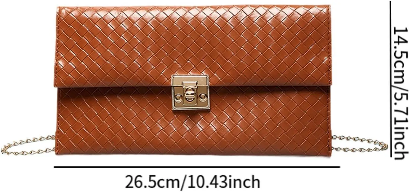 Women Clutch Purse Shoulder Chain Bag for Banquet Events Dating Party Prom