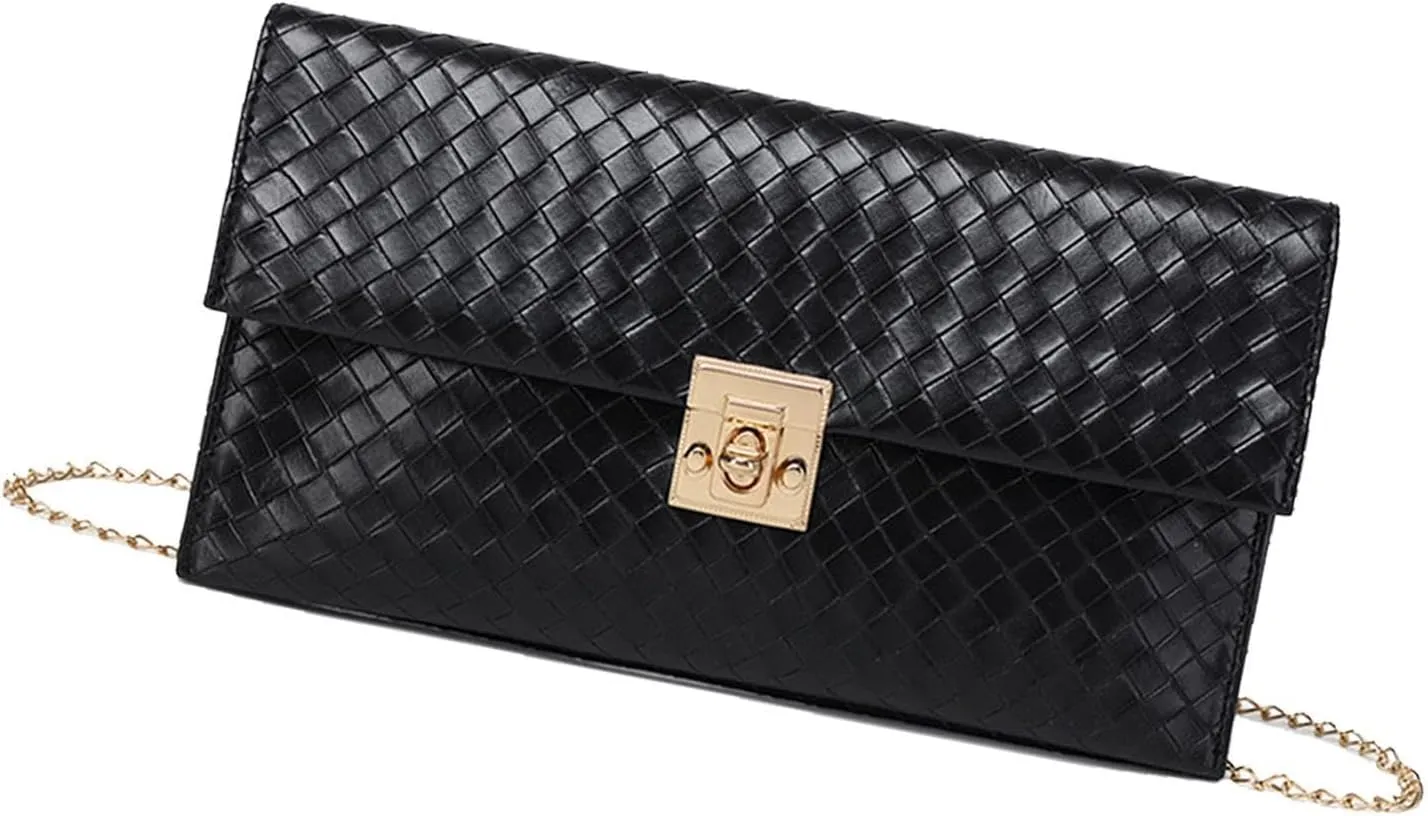 Women Clutch Purse Shoulder Chain Bag for Banquet Events Dating Party Prom