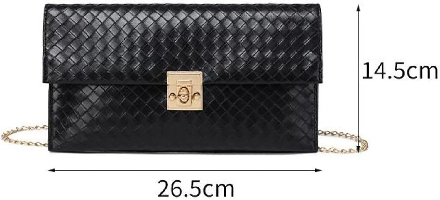 Women Clutch Purse Shoulder Chain Bag for Banquet Events Dating Party Prom