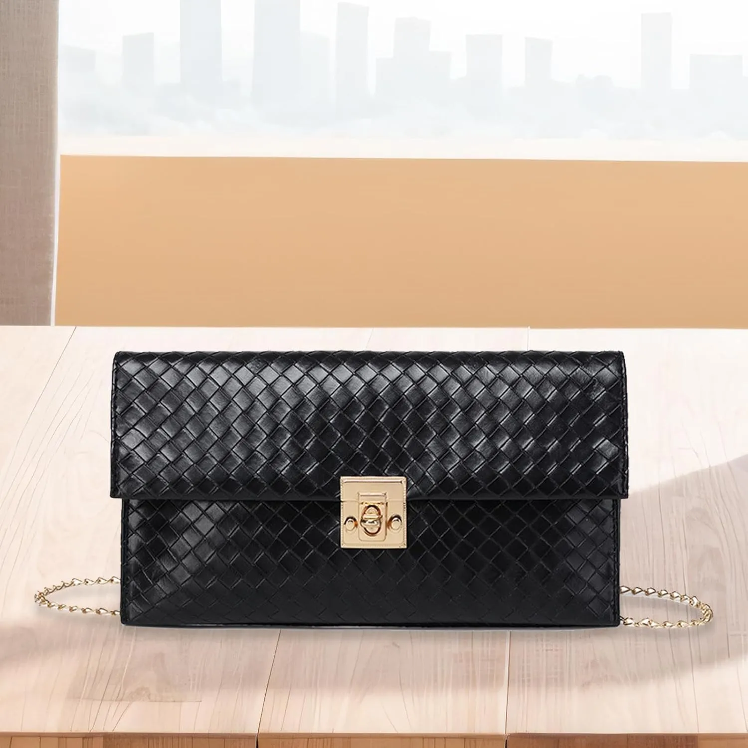 Women Clutch Purse Shoulder Chain Bag for Banquet Events Dating Party Prom