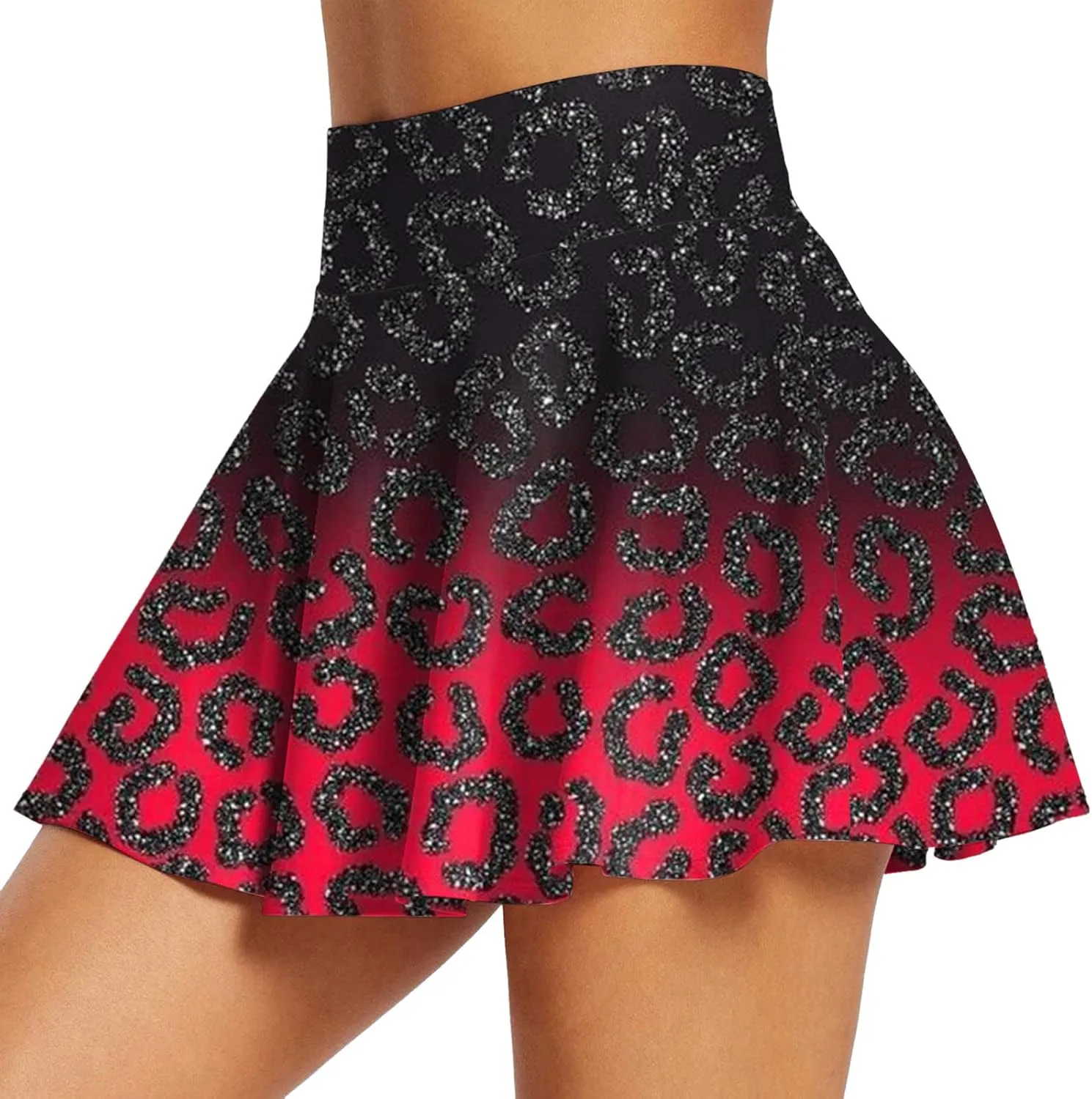 Women Fashion High Waist Tennis Skirt Pleated Skirt Womens Shorts Pants with Pockets Womens Midi Skirts