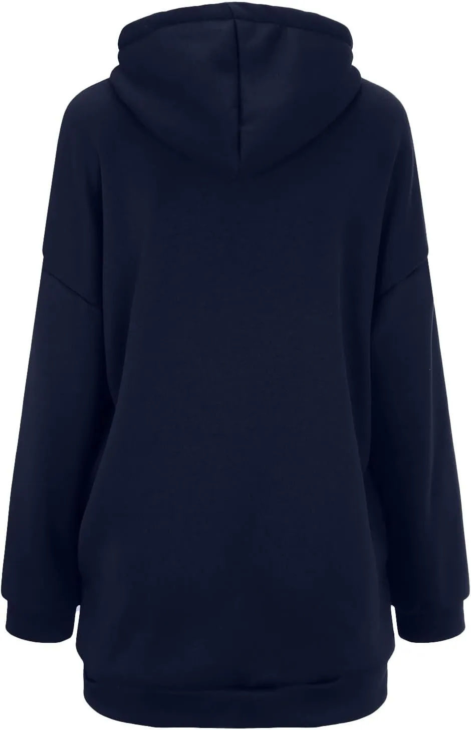 Women Oversized Hoodies Winter Thick Turtleneck Hooded Zipper Sweatshirt Baggy Turtleneck Coat Casual Y2K Sports Tops