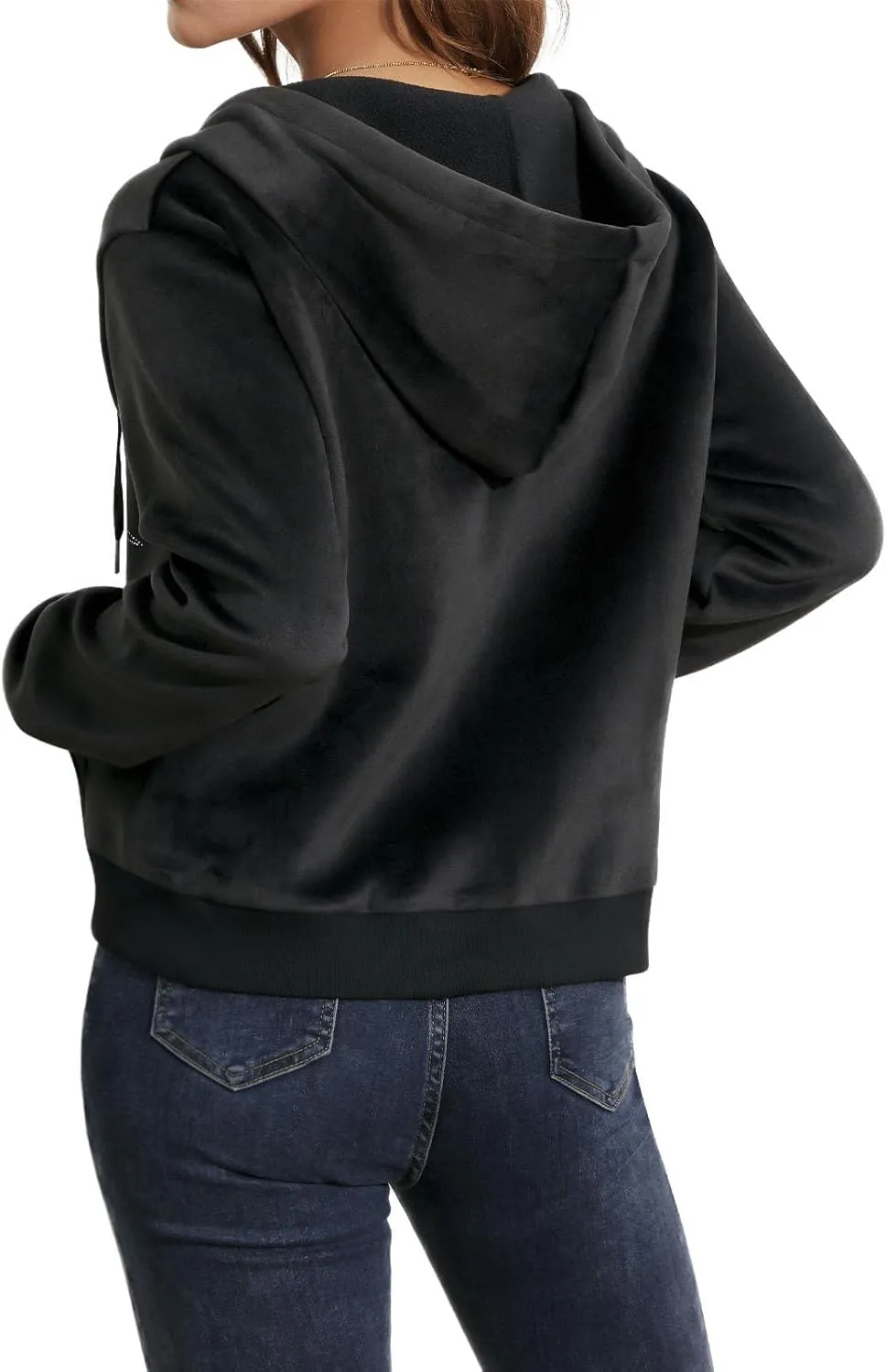 Women Zip Up Hoodie Gothic Graphic Long Sleeve Oversized Hooded Sweatshirt Hip Hop Harajuku Jackets with Pocket