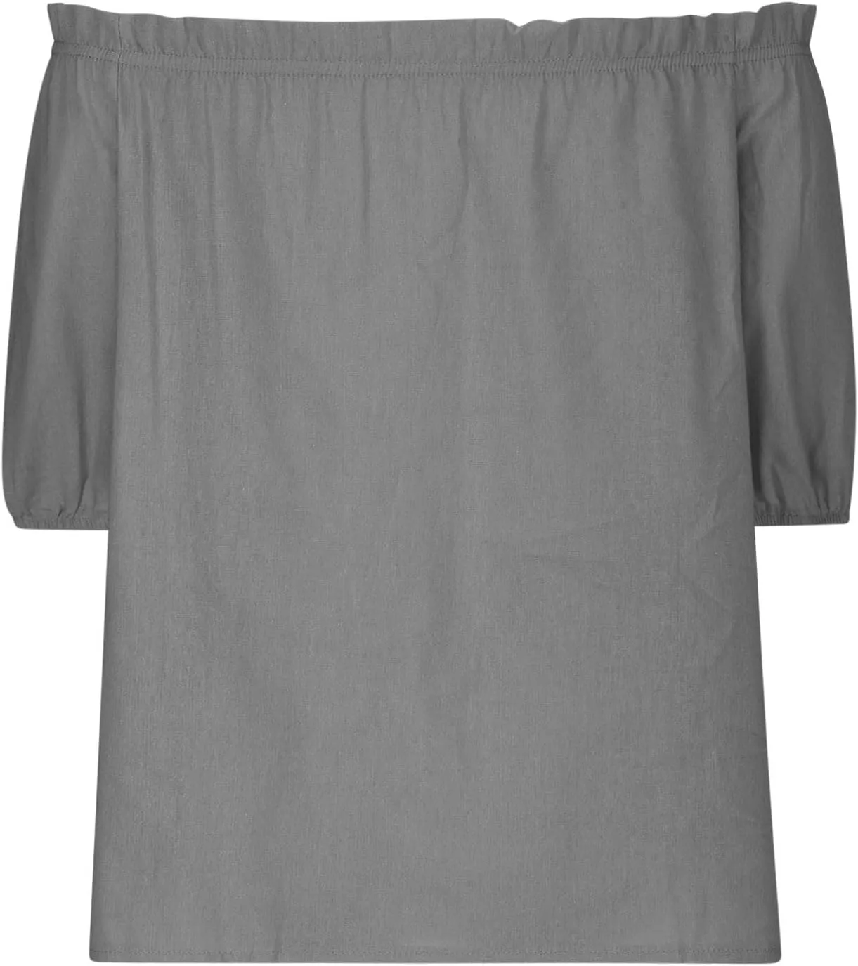 Womens Cotton Linen Off The Shoulder T Shirt Fashion Frill Trim Short Sleeve Casual Tops Summer Elegant Oversized Blouses
