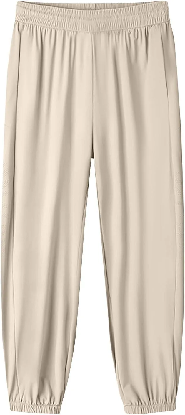Women's Fashion Athletic Exercise Pants Active Breathable Trousers Cute Elastic Solid Color Outfits
