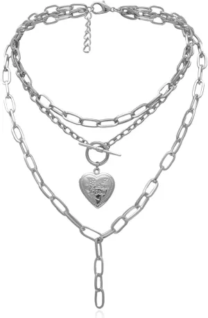womens layered necklaces fashion1236