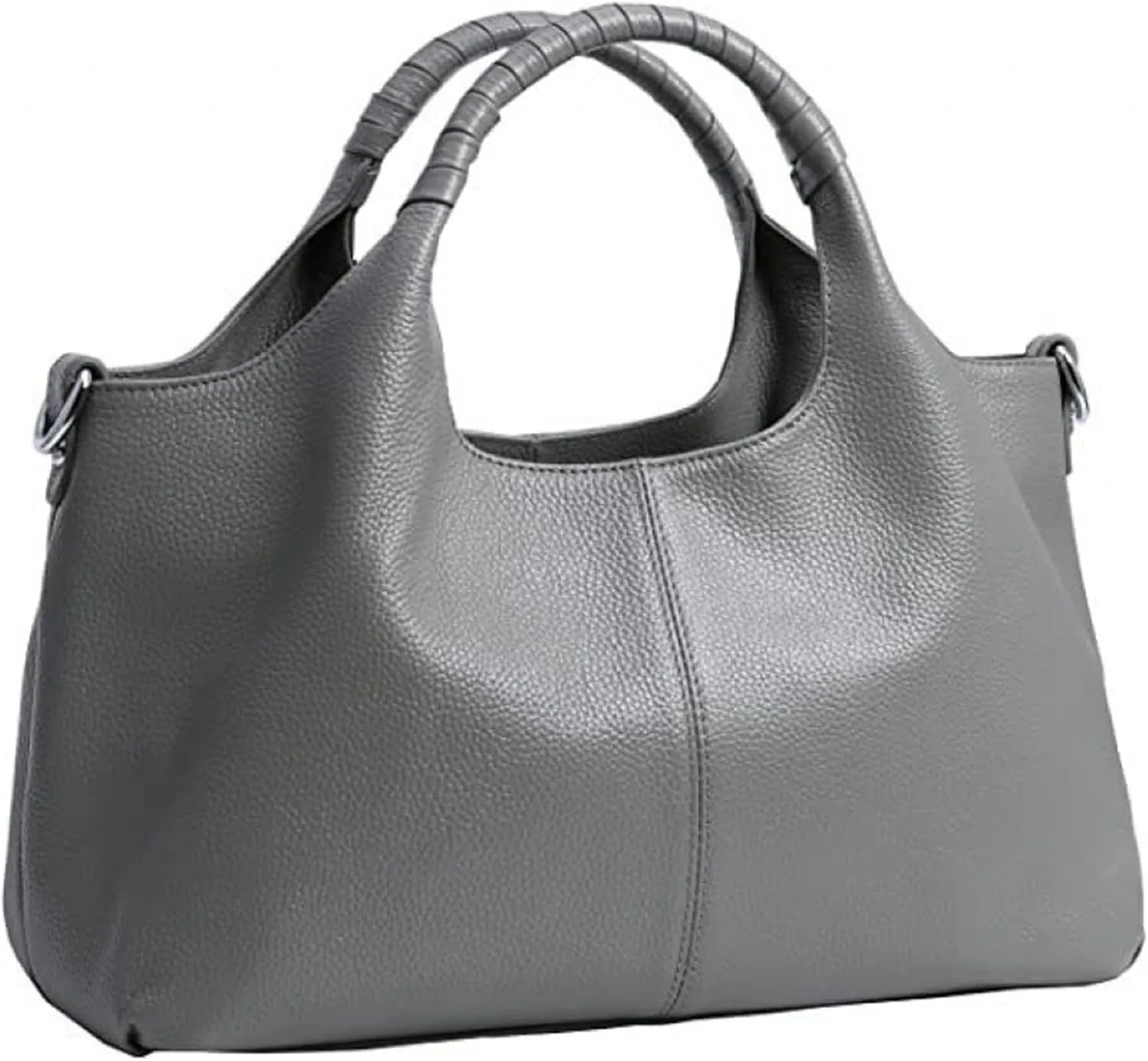 Women's Leather Handbag Solid Color Shoulder Bag PU Leather Top Handle Bags Crossbody Satchel Bag for Women