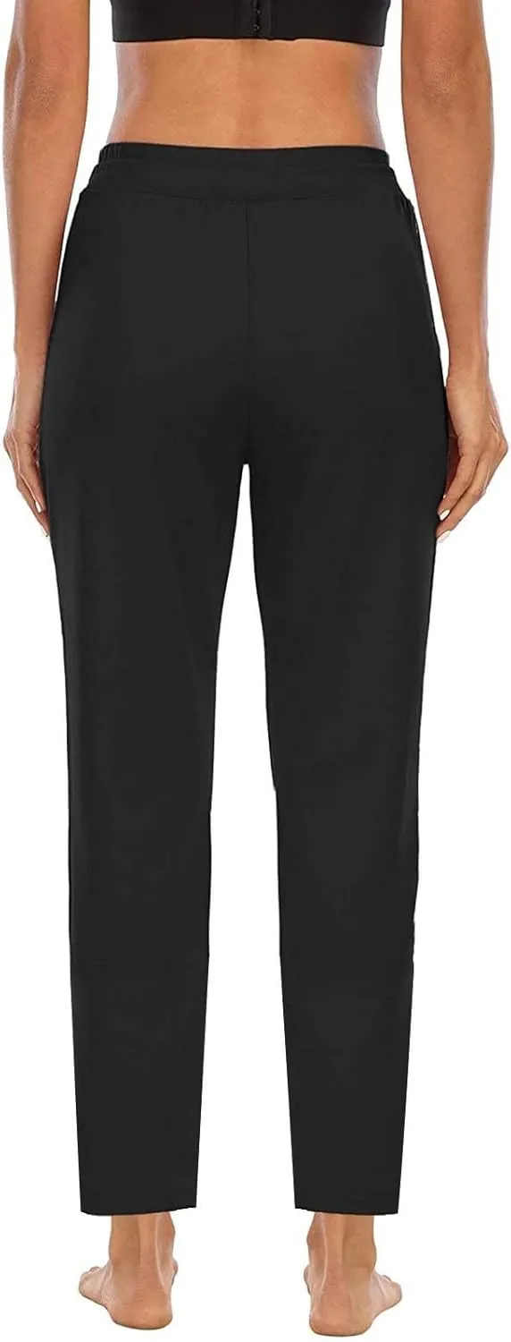 Womens Pants Pants for Women Work Out Gym Yoga High Cut Straight Leg Plain Long Leg Fall Winter Pants 2024