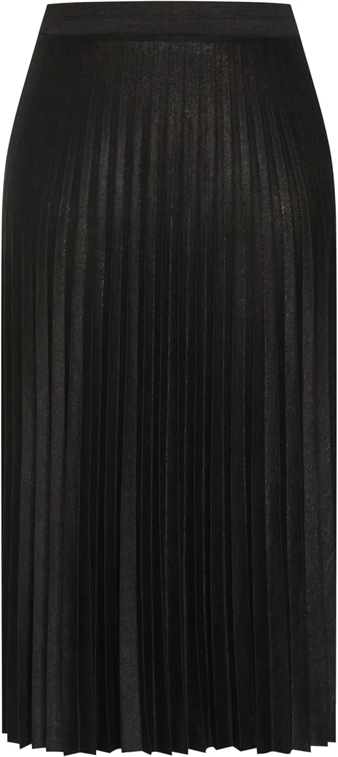 Women's Plus Size Knit Pleat Skirt