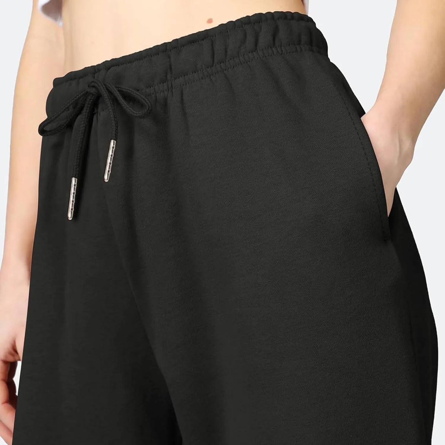 XBTCLXEBCO Womens Wide Leg Sweatpants Elastic High Waist Straight Leg Jogger Pants Teen Girls Baggy Workout Lounge Trousers